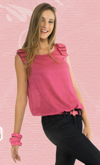 ♥ Blusa Barra c/elast.♥